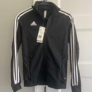 Black Adidas track jacket!